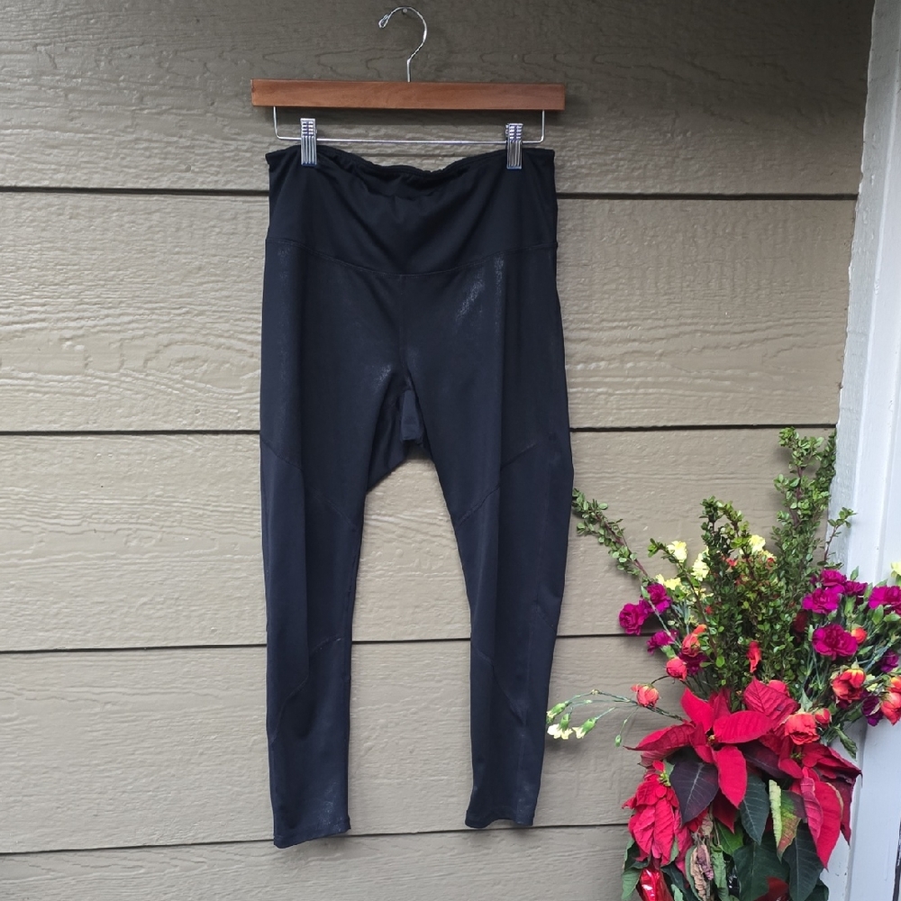 Z by Zella Black Shimmer Leggings Large